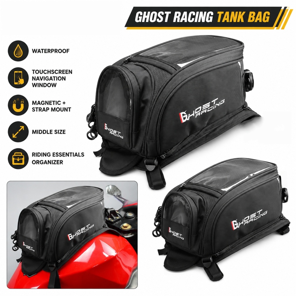 Motorcycle Gear Companies - Bolsa Universal para Tanque de Combustible