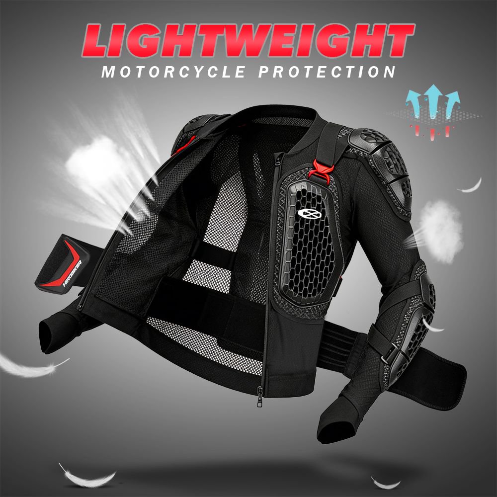 Motorcycle Gear Mens - Chaqueta de Motocicleta Transpirable de Verano,