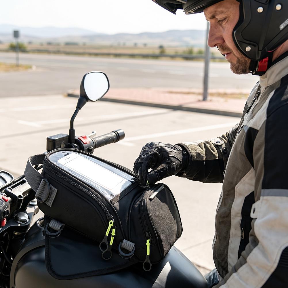 Bolsa Magnética para Tanque de - Motorcycle Gear Backpack reseña y precio