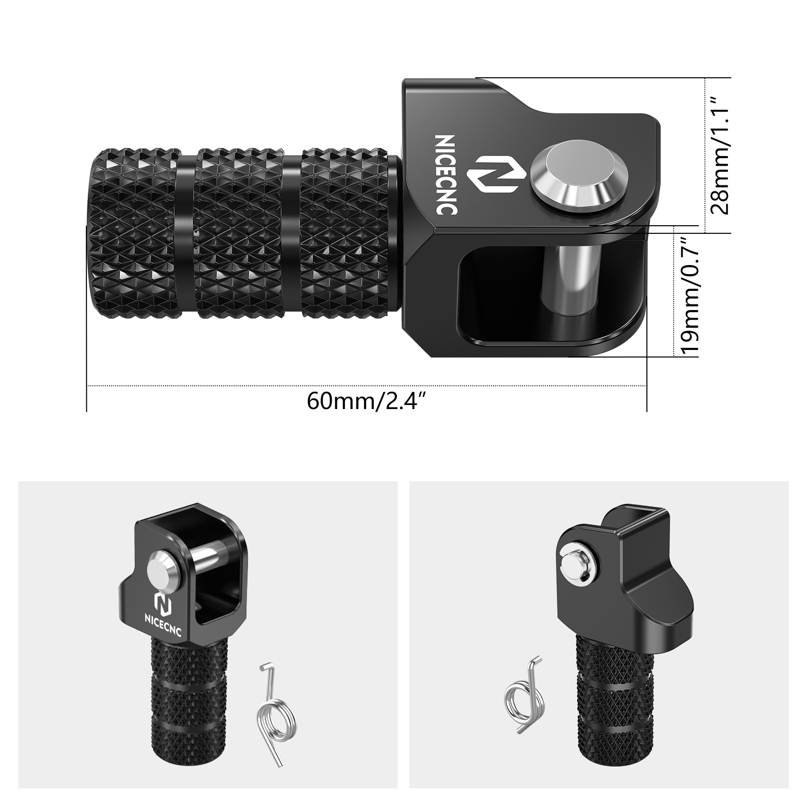 NICECNC-palanca de cambio de m - Motorcycle Gear Lever Extender reseña y precio